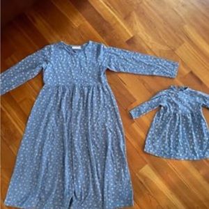 “My Twinn” matching dresses for young girl and doll.